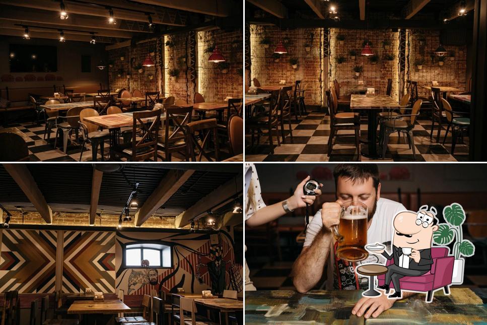 Интерьер "Слона и солода"