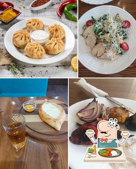 Блюда в "Кафе Медине"