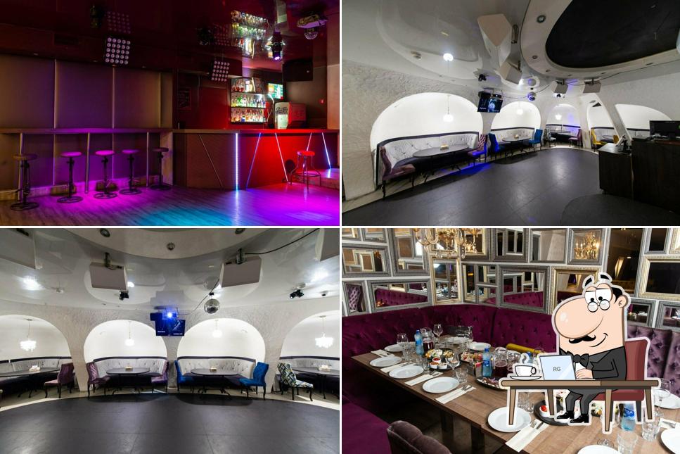 Посмотрите на внутренний интерьер "Барбариса Бар"