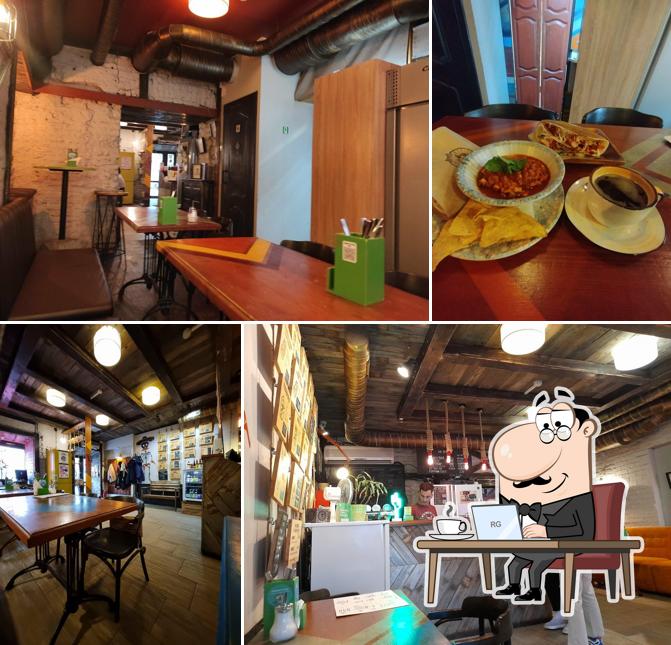 Интерьер "Броса Бурритос на Гороховой"