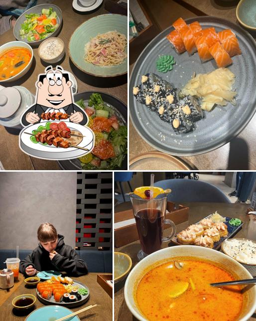 Блюда в "Рыбе Рис"