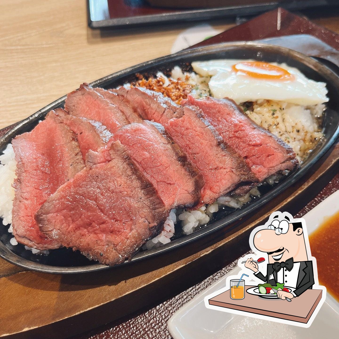 本気の薪焼きステーキ