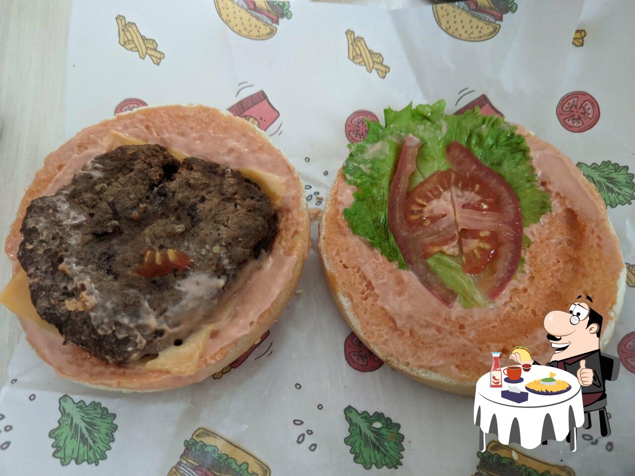 Green burger