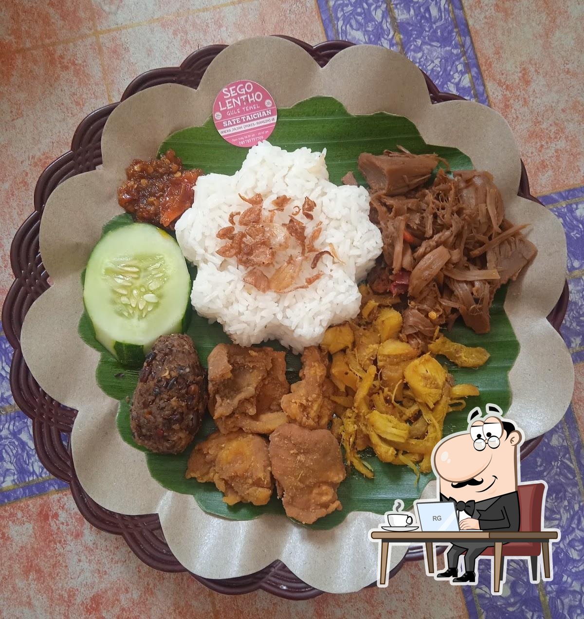 SEGO LENTHO GUDEG TEWEL AYAM SUWIR PEDES KULIT AYAM KRISPI