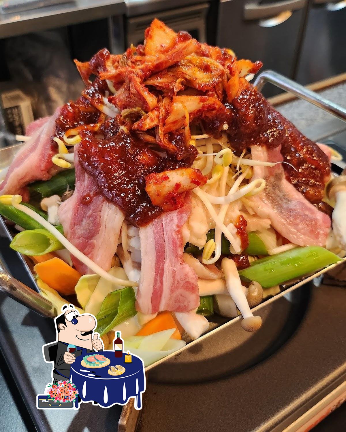 鉄板焼きいっぷく