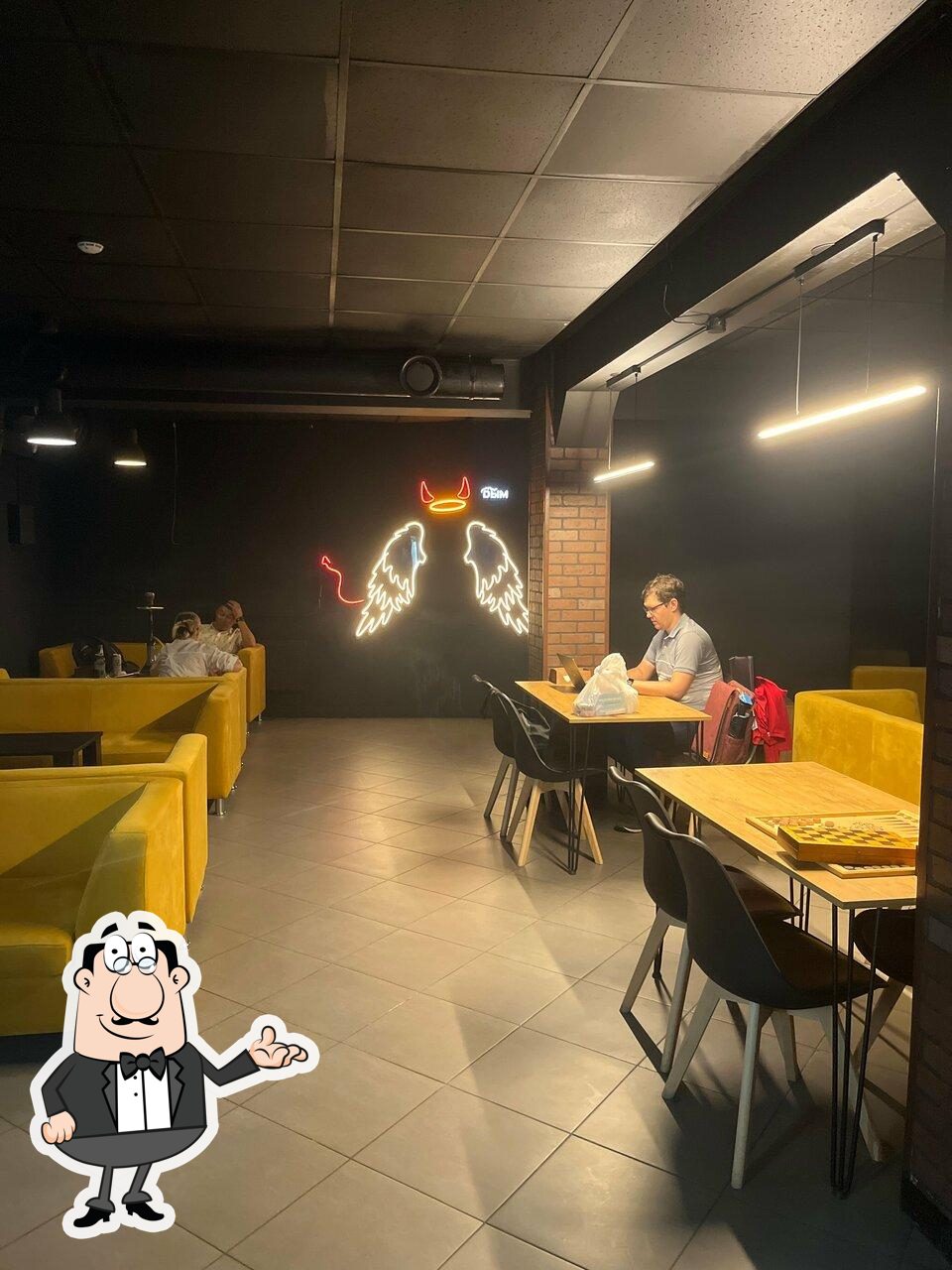 Интерьер "Dым lounge".