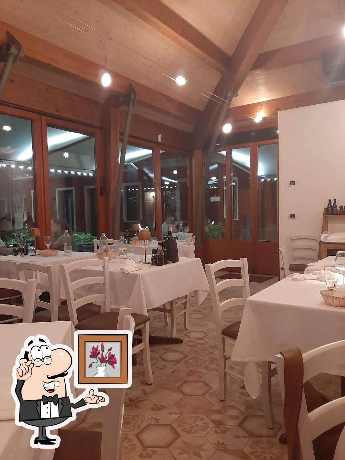 Интерьер "Trattoria da Momolo".