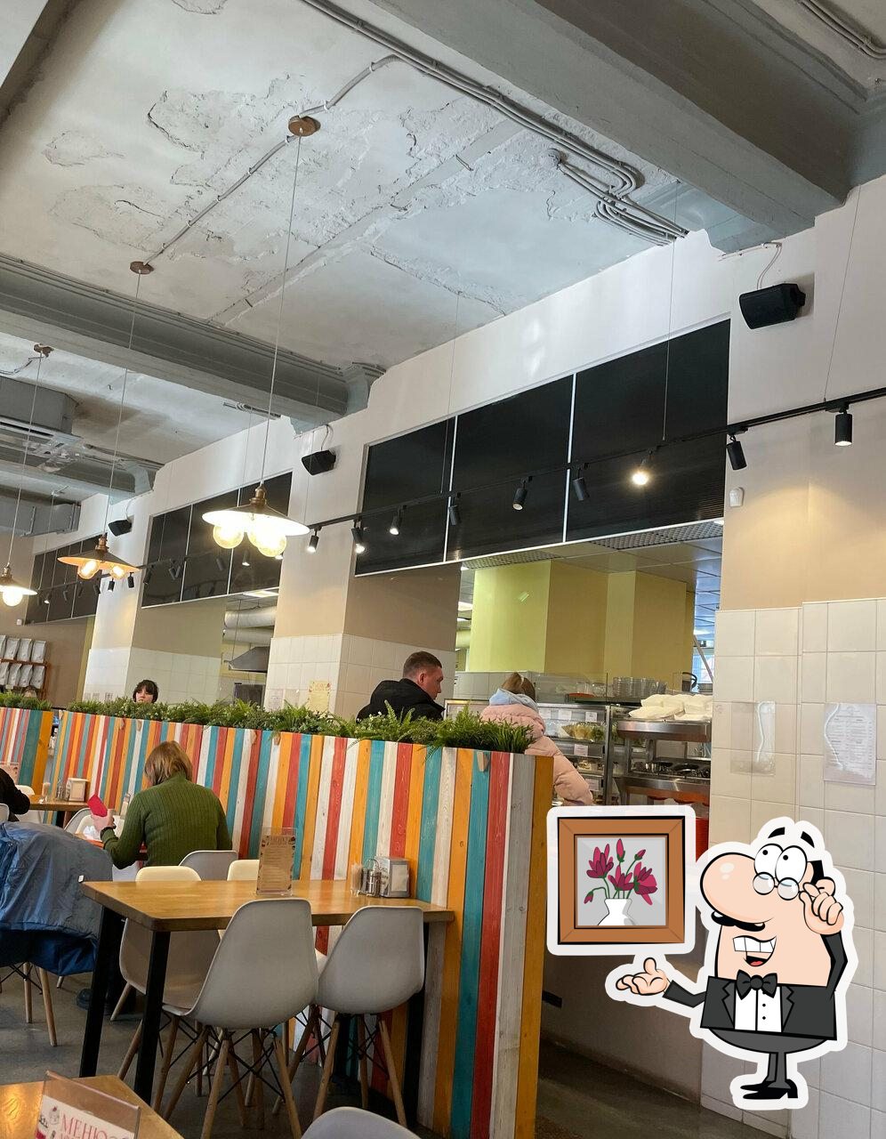 Посмотрите на внутренний интерьер "Овсянка".