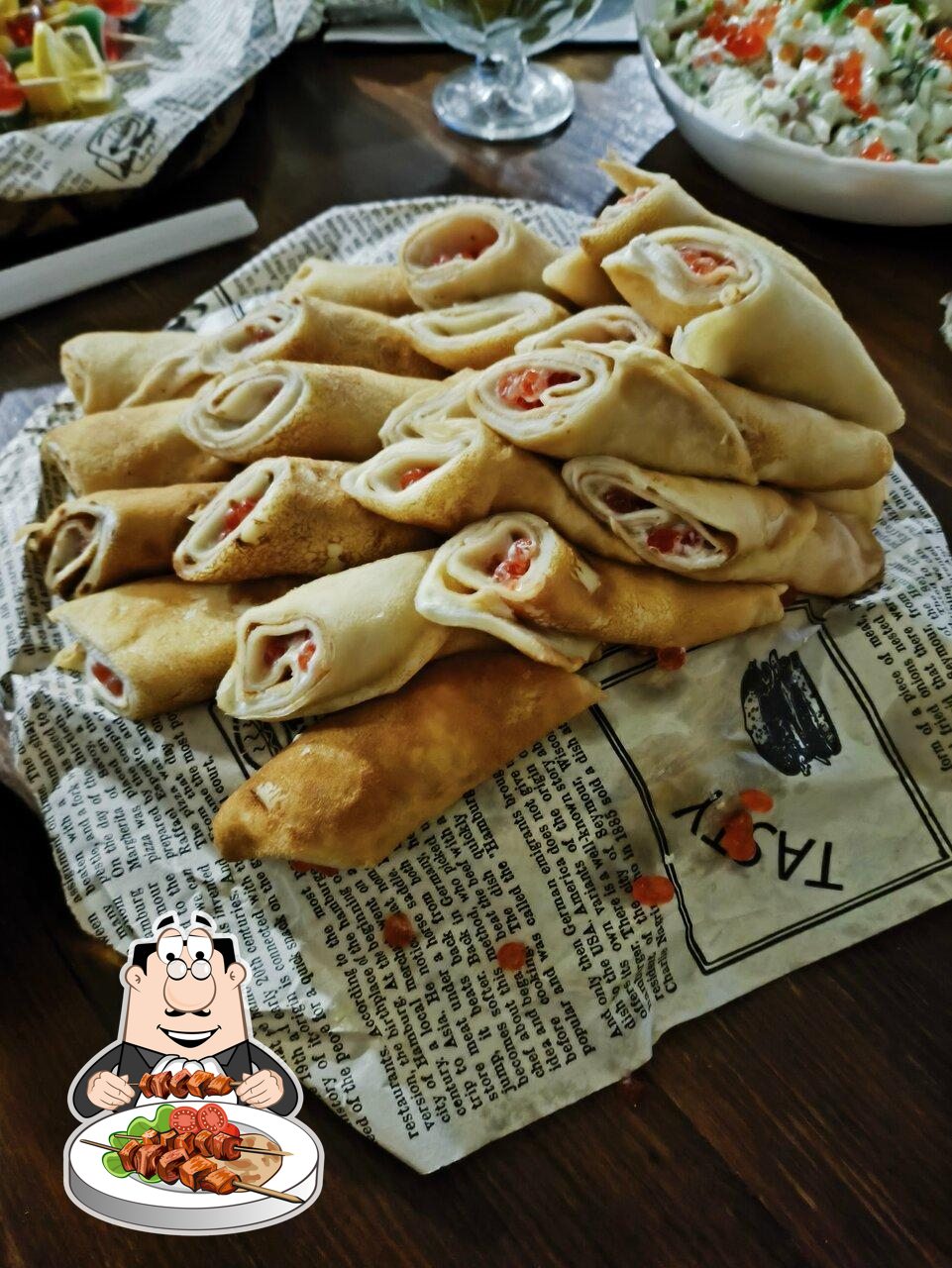 Еда в "Живые раки"
