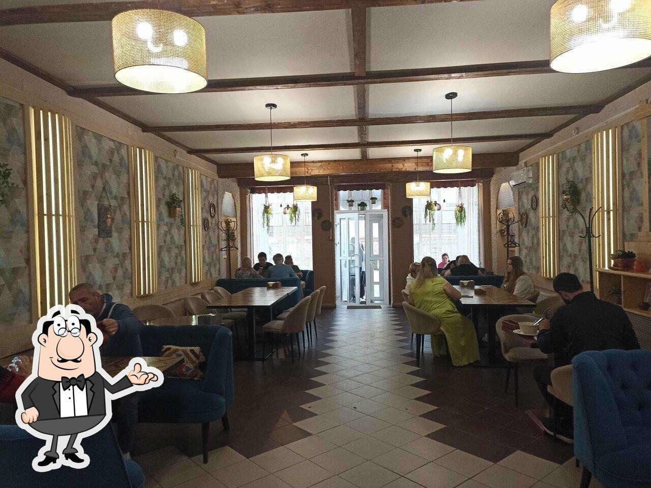 Посмотрите на внутренний интерьер "Лобиани".