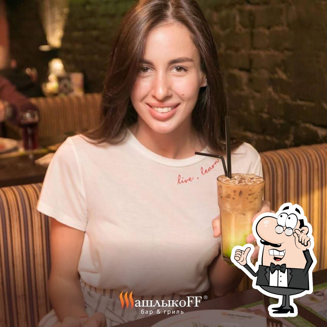 Посмотрите на внутренний интерьер "Шашлыкоff".