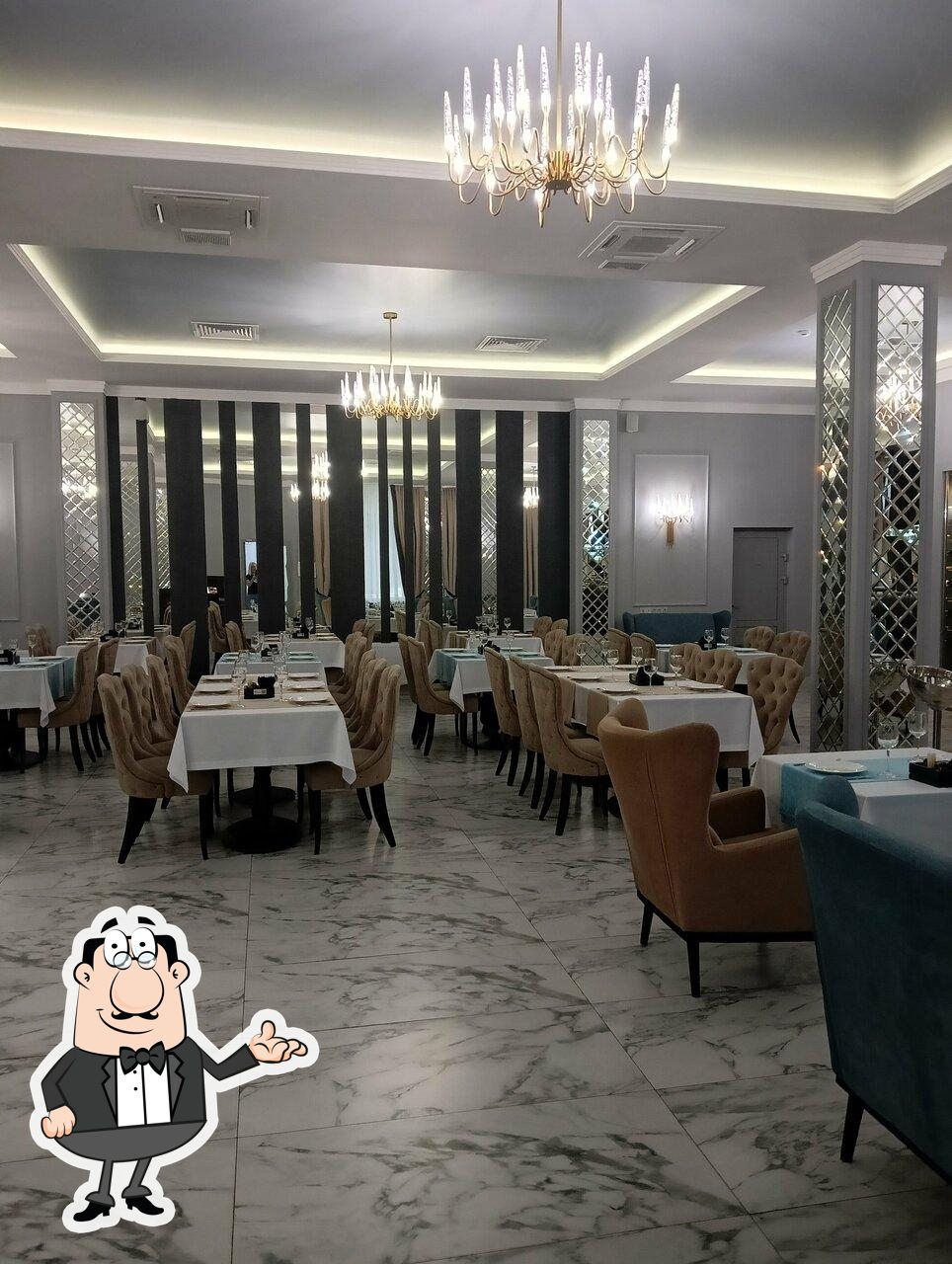 Интерьер "Ресторан Кристалл".