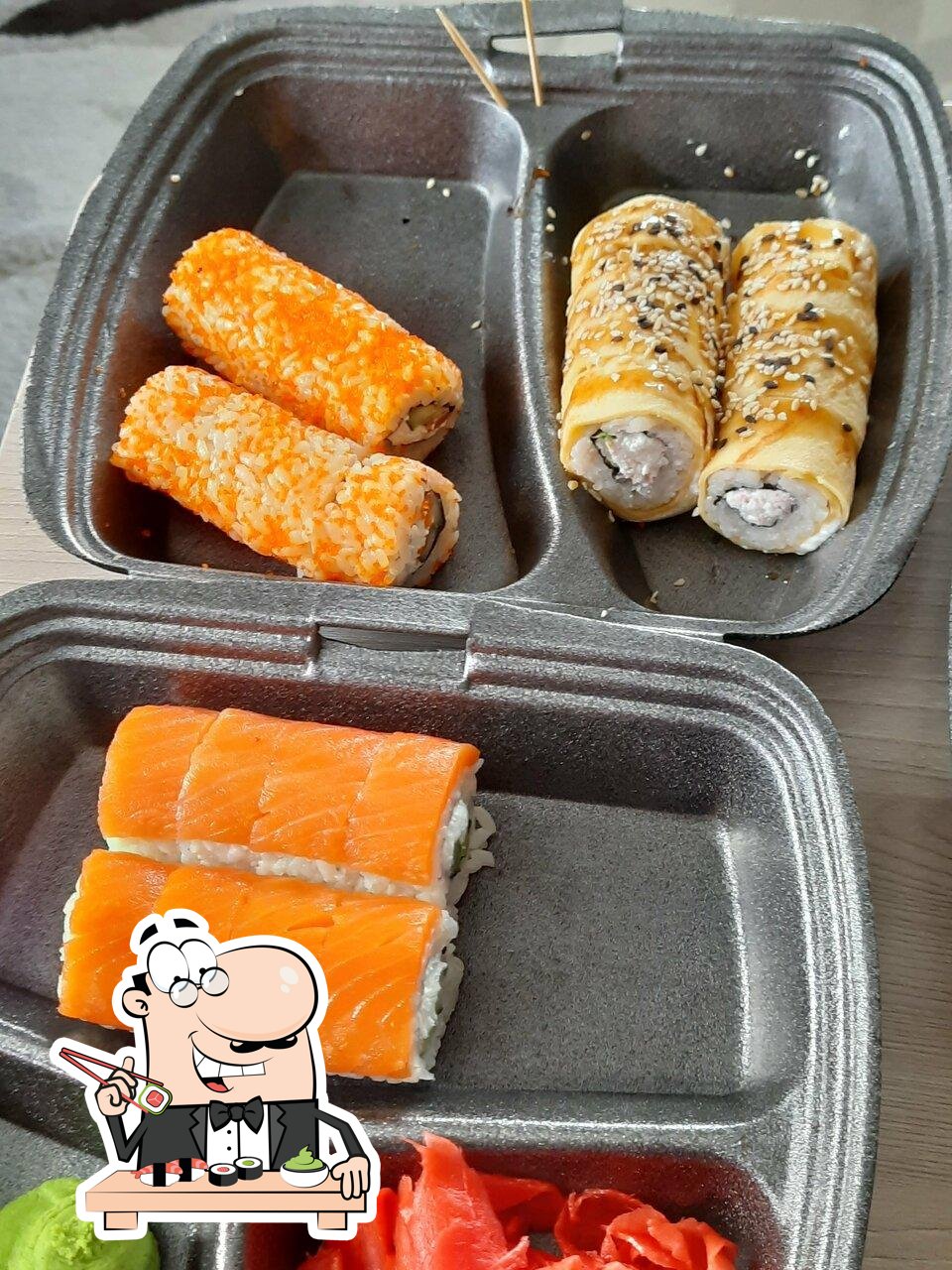 В "Суши Wok" вы можете заказать суши.