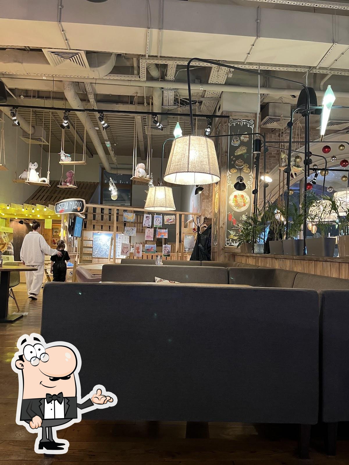 Интерьер "Osteria Mario".