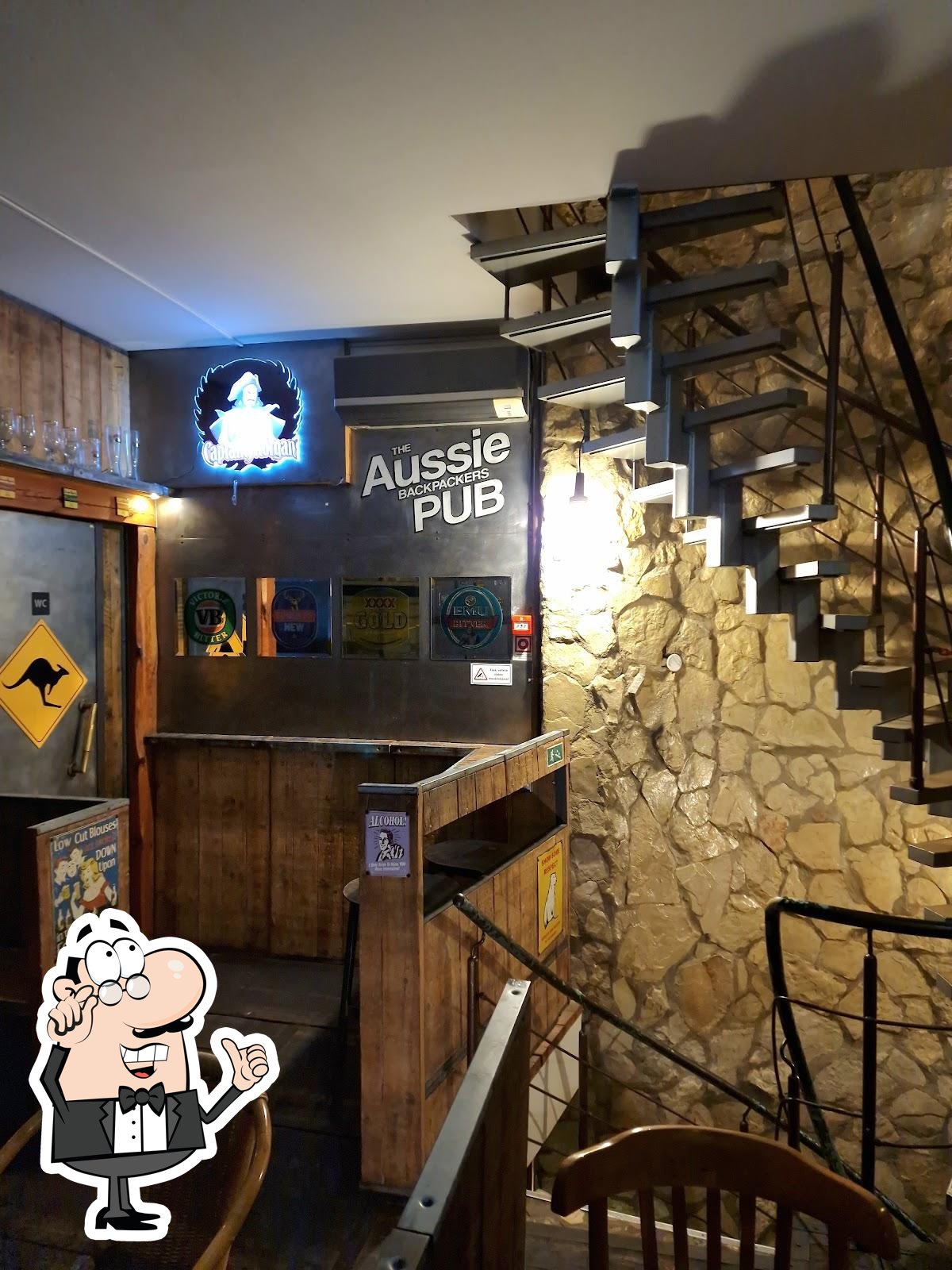 Интерьер "Aussie Backpackers Pub".