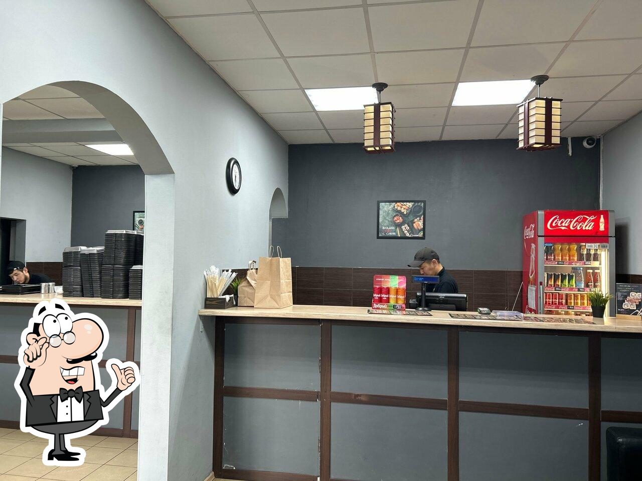 Интерьер "The Sushi Box".