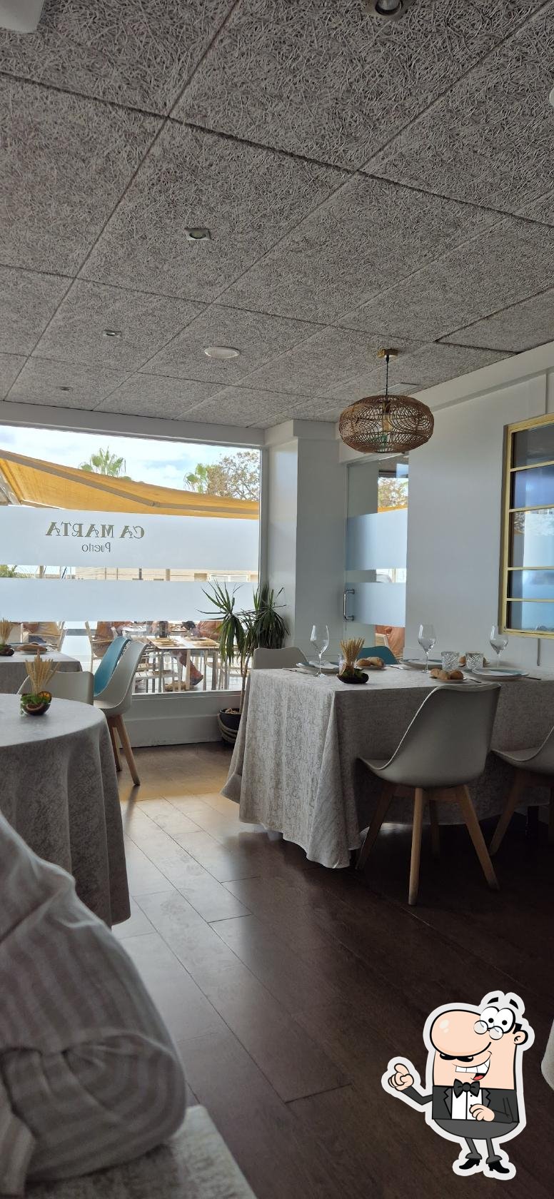 Интерьер "Restaurant Ca Marta".