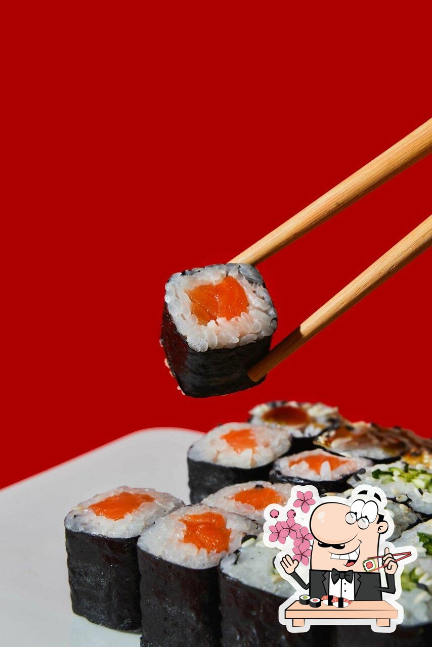В "Sushibox" вы можете попробовать суши.