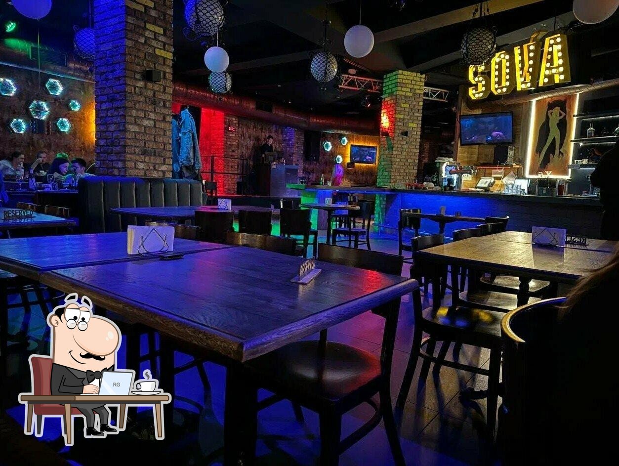Забронируйте столик в "Sova".