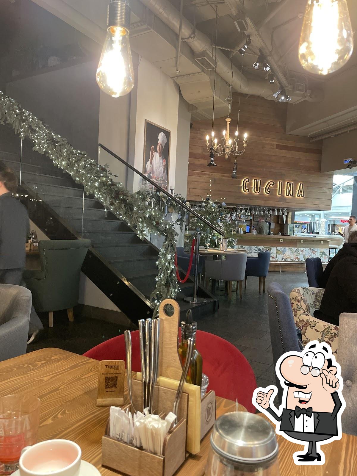 Интерьер "Osteria Mario".