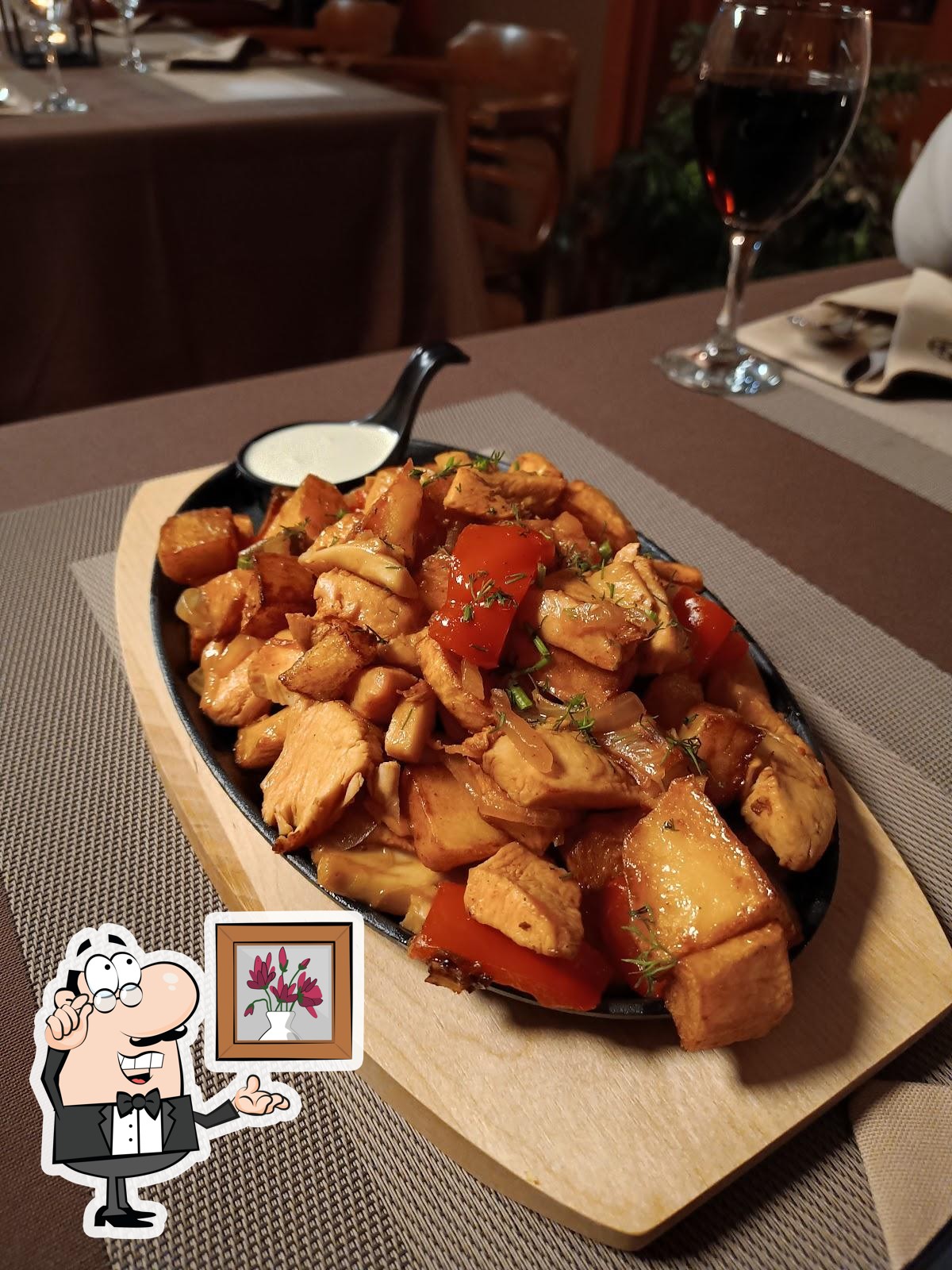 Интерьер "Restaurant Baldrian".