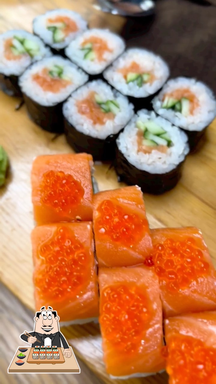 В "Sushi'n'Roll" вы можете попробовать суши.