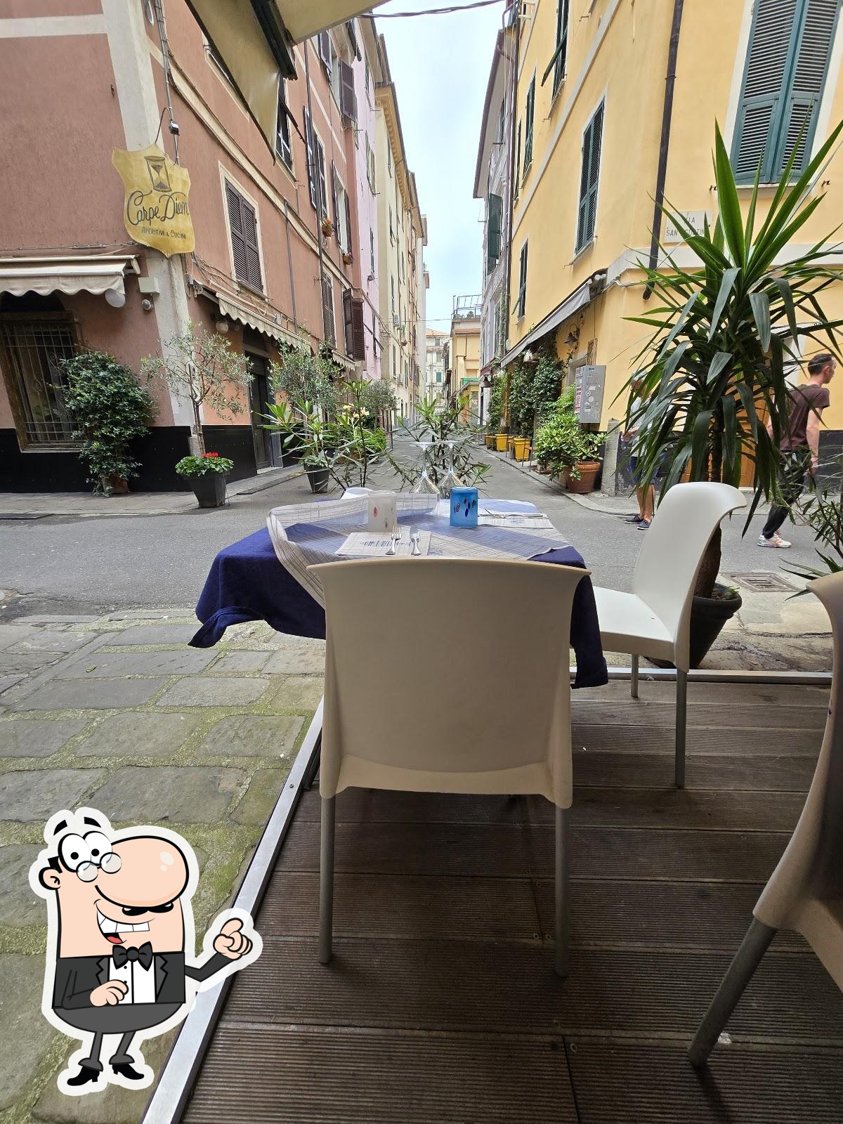 Интерьер "Antica Osteria dell'Uva La Spezia".