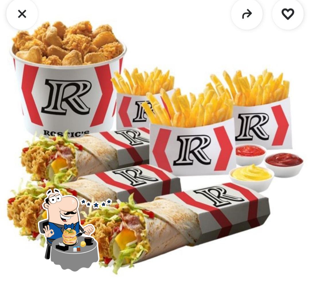 Еда в "Rostic's"
