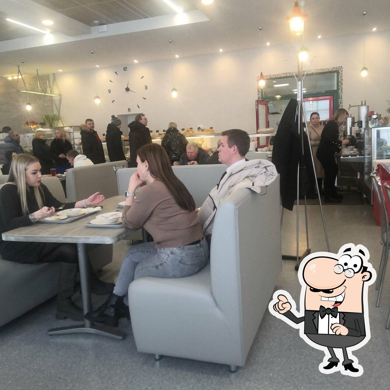 Посмотрите на внутренний интерьер "Аппетит".