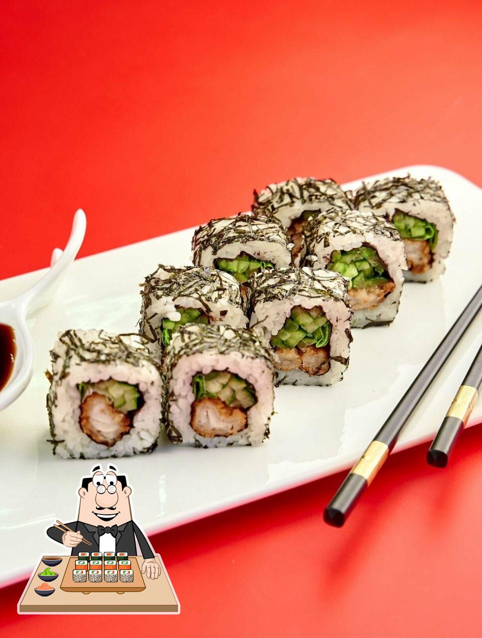 В "Sushibox" предлагают суши и роллы.