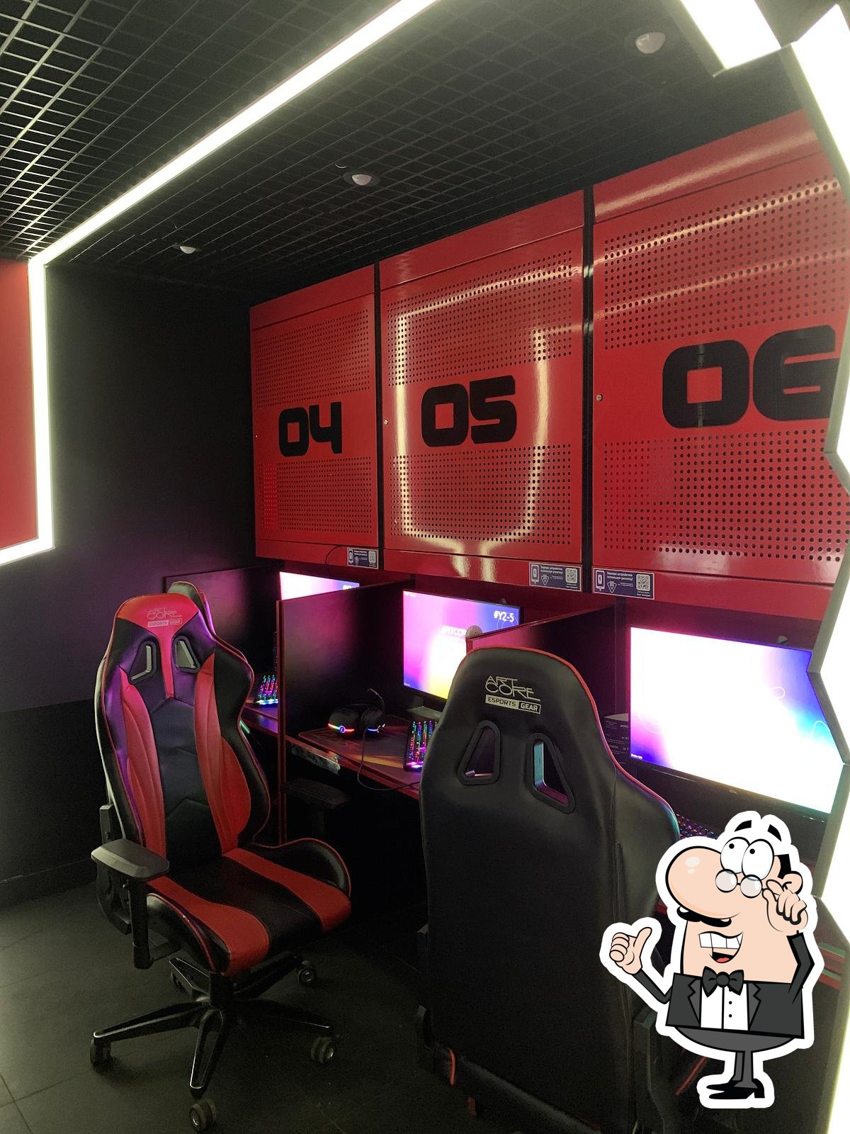 Интерьер "Artcore Esports".