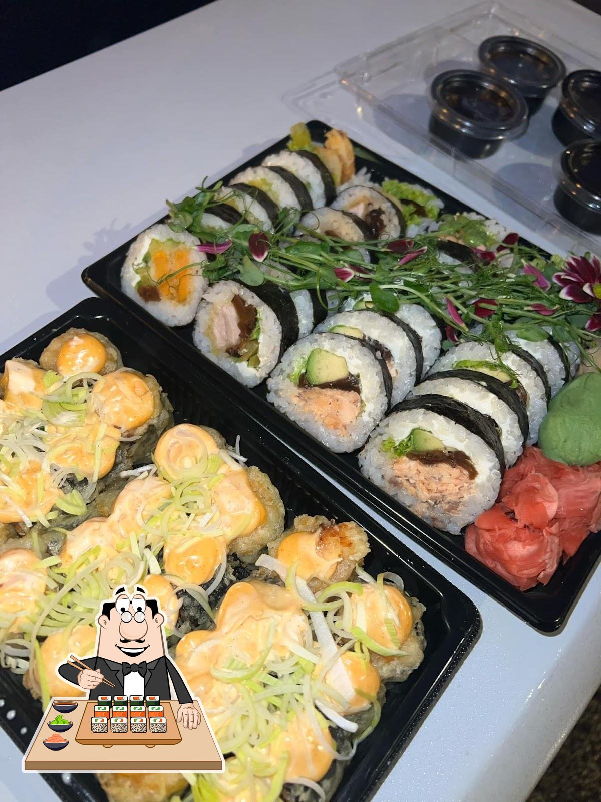 В "Tobiko Sushi" подают суши и роллы.