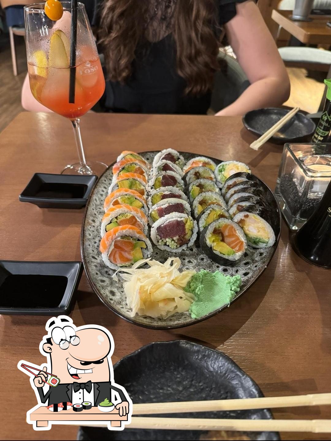 В "Sakana Sushi&Sticks Kraków" предлагают суши и роллы.
