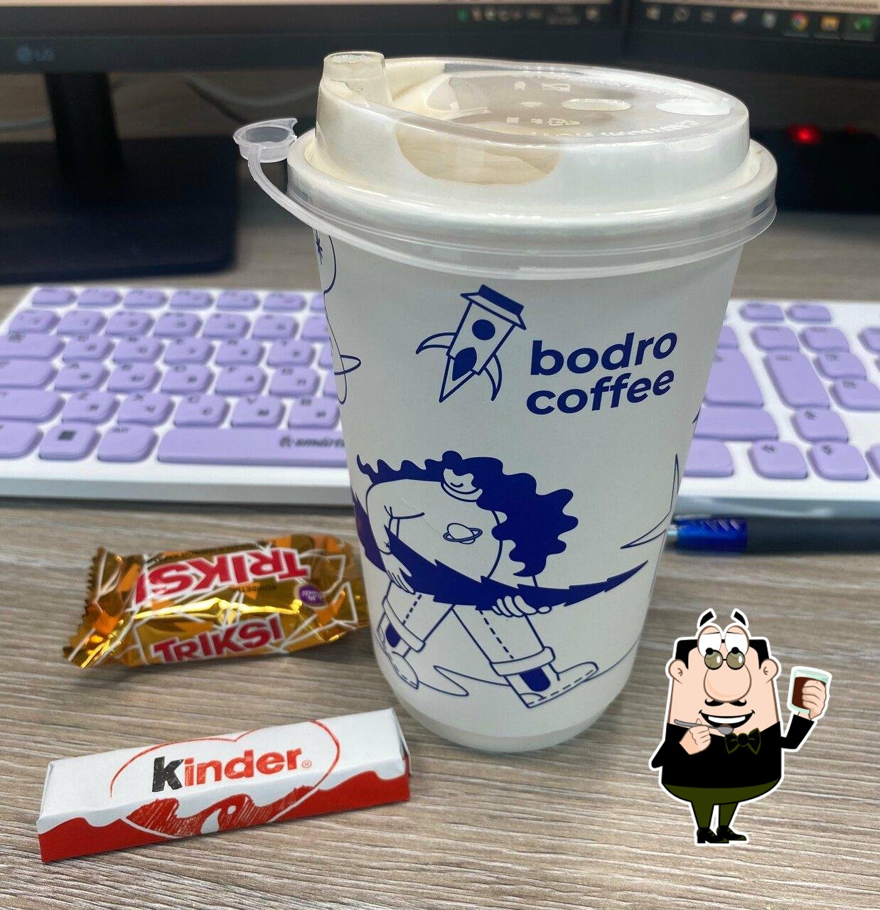 Загляните попробовать разнообразные напитки, предлагаемые "Bodro Coffee".