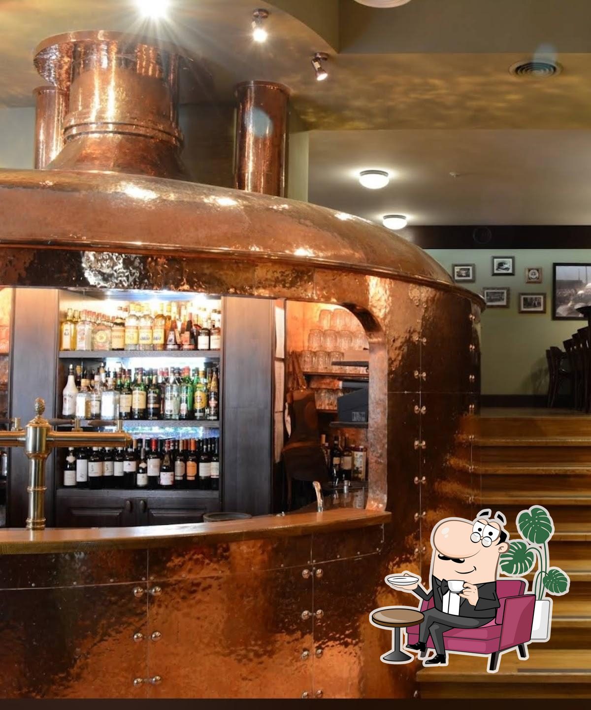 Посмотрите на внутренний интерьер "Мистер Пилзнер".