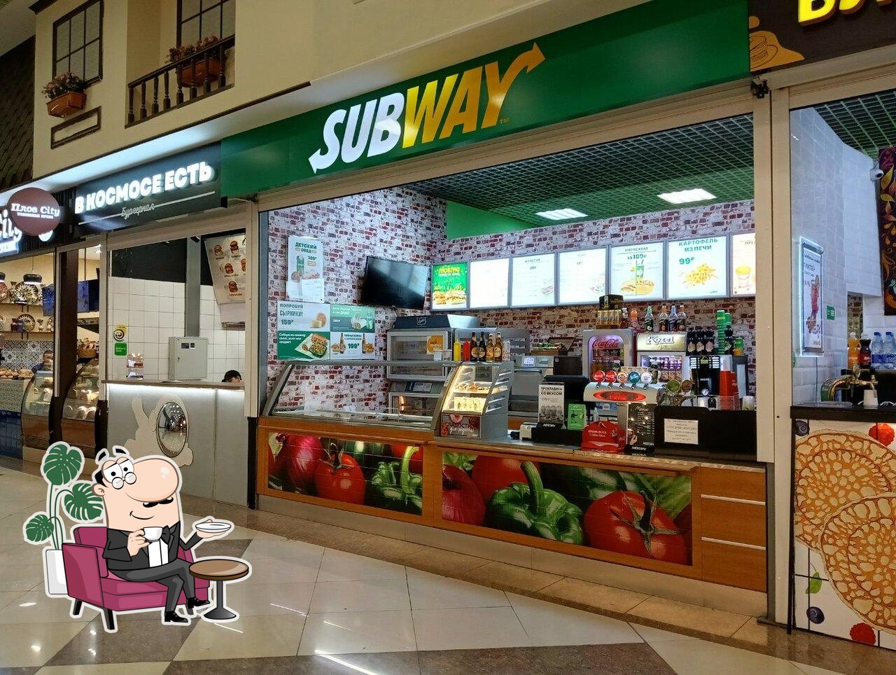 Посмотрите на внутренний интерьер "SBW х Subway".