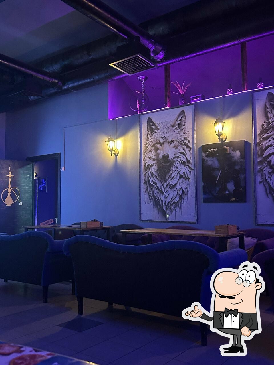 Интерьер "Империя Hookah lounge".