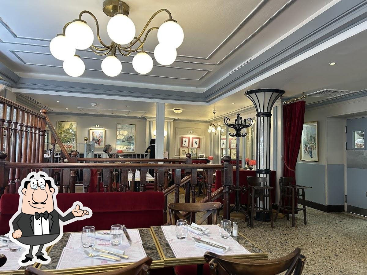 Интерьер "Brasserie Paul".