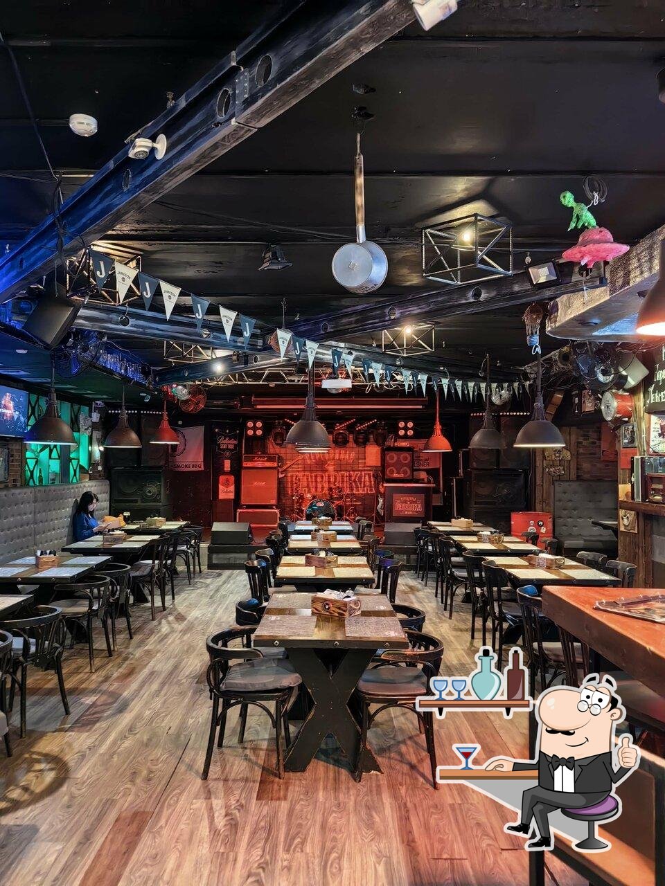 Интерьер "Серебряная Fabrika".