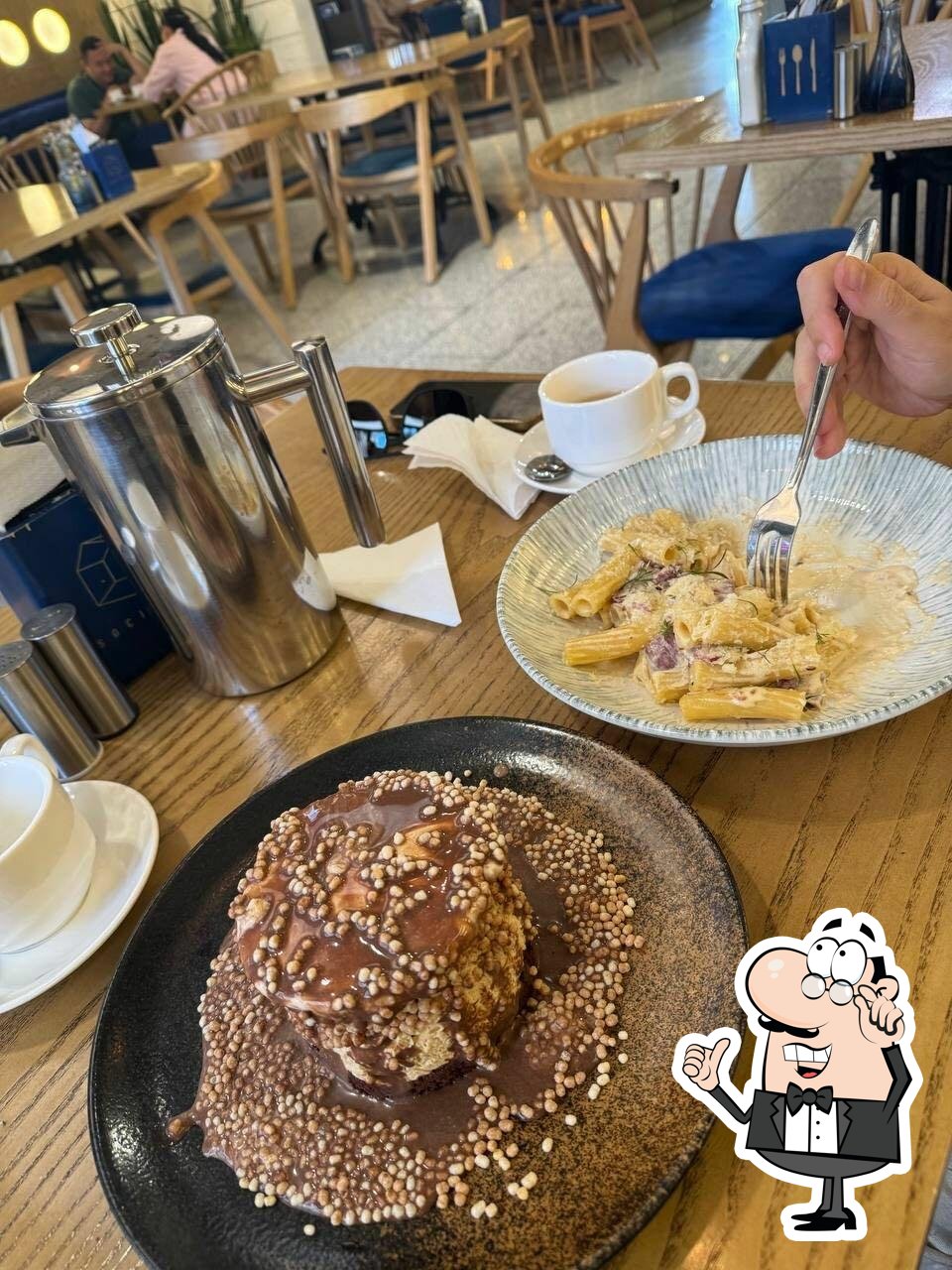 Интерьер "Socials Cafe Shevchenko".