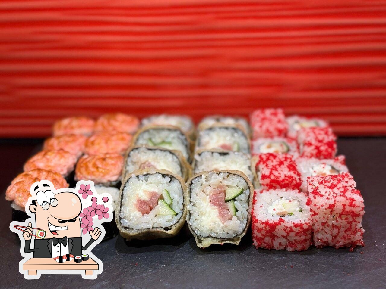 В "Суши Шоп" вы можете попробовать суши.