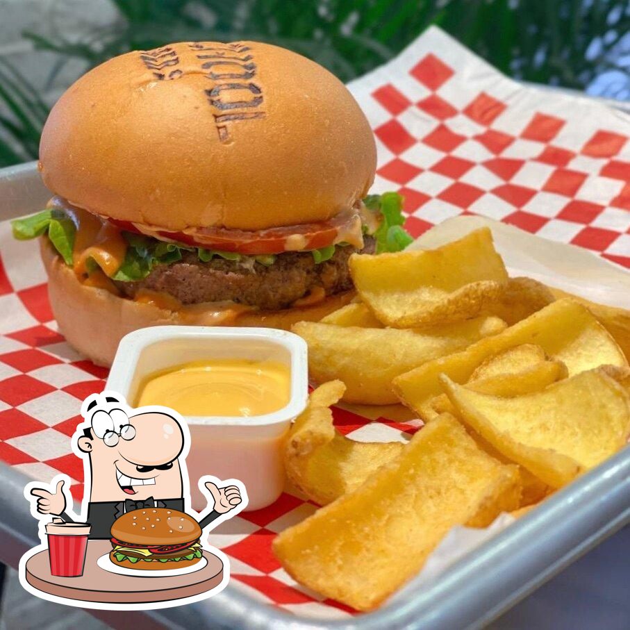 Побалуйте себя гамбургером в "Oldschool Burgers".