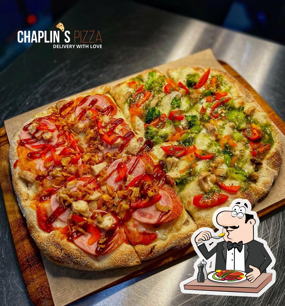 Еда в "Chaplin’s Pizza"