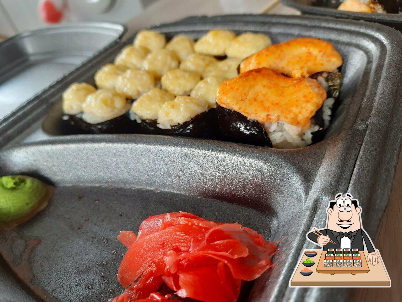 В "Суши Wok" вы можете попробовать суши.