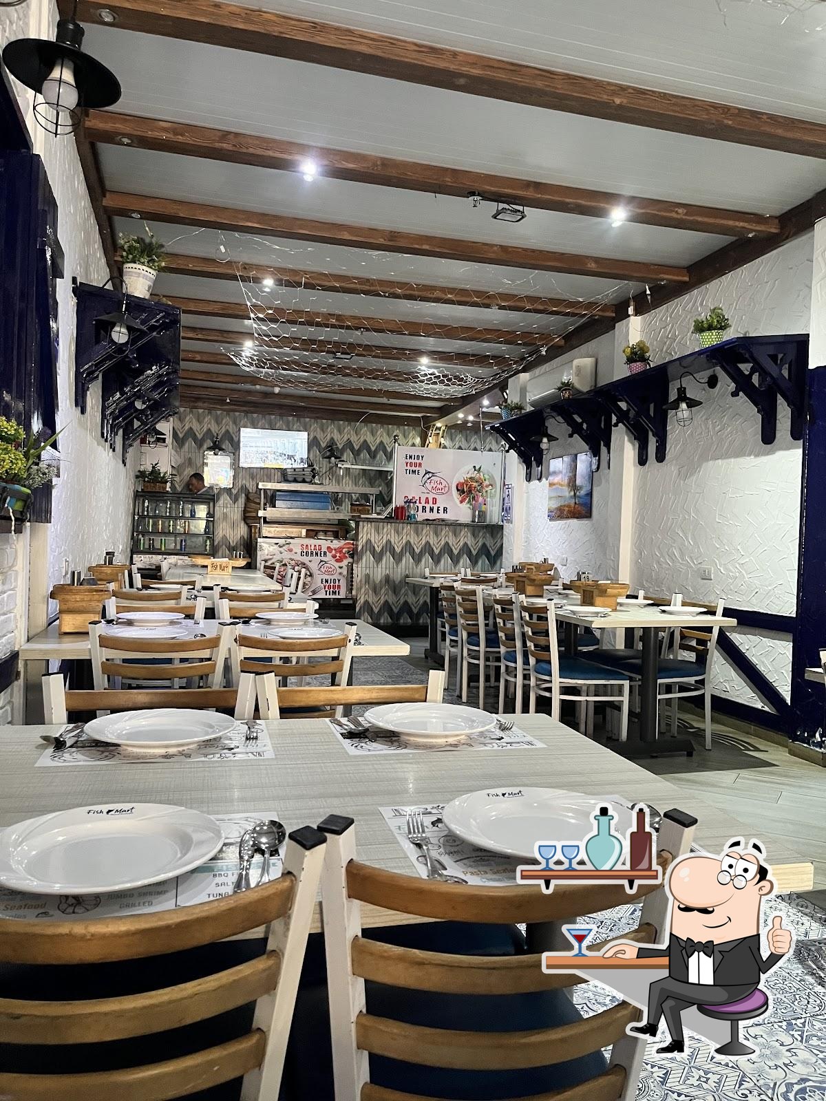 Интерьер "Fish Mart Seafood".