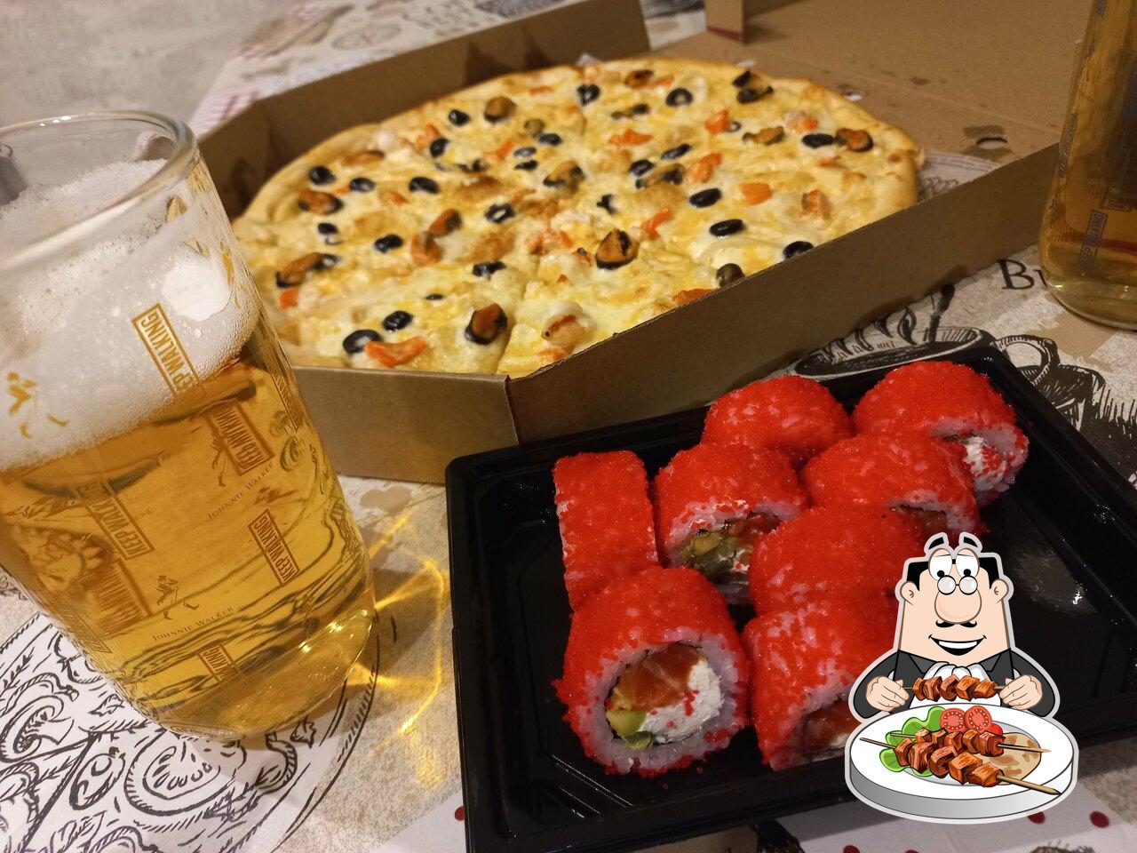 Еда в "Рис & Рыба"