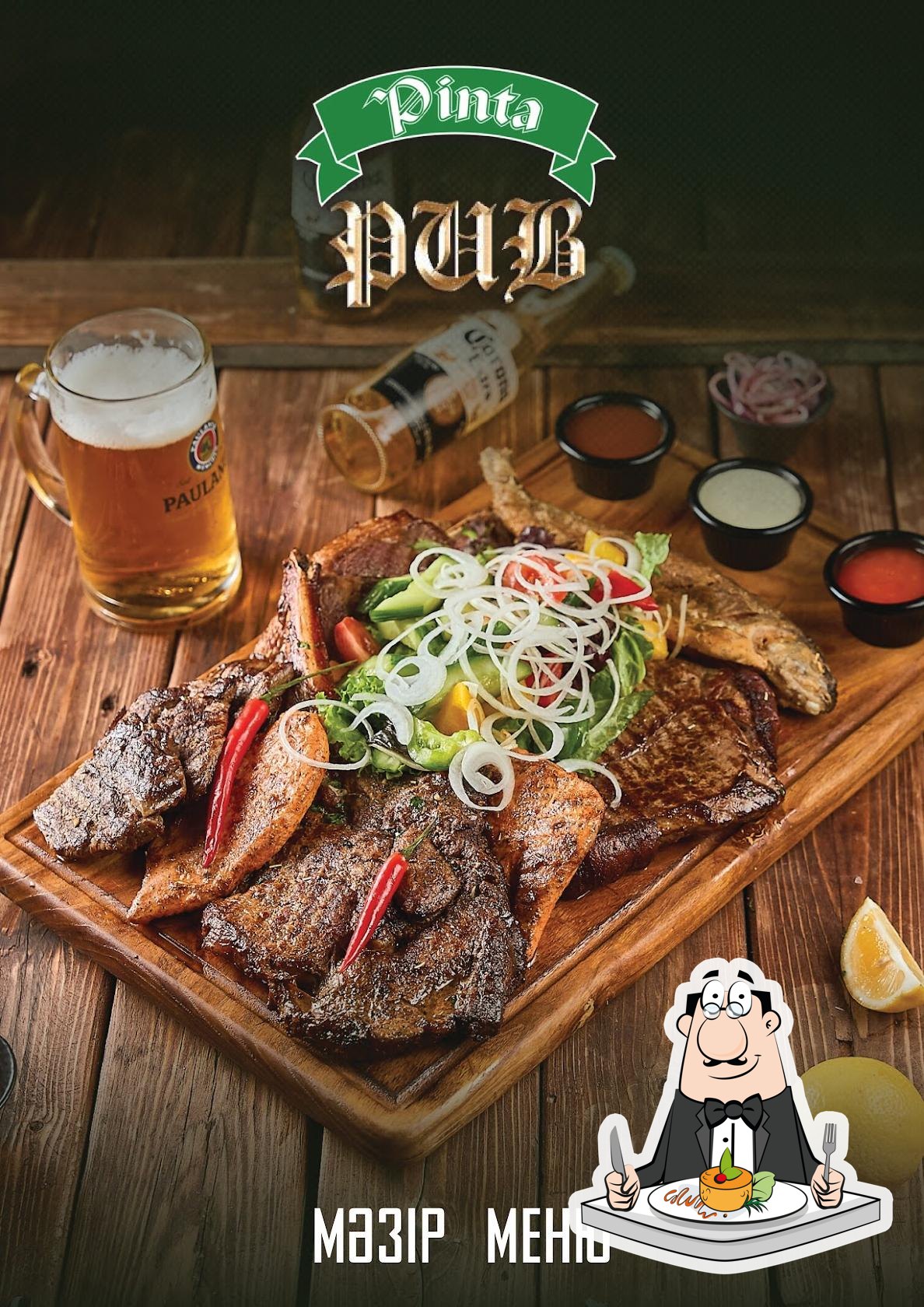Блюда в "Pinta Pub"