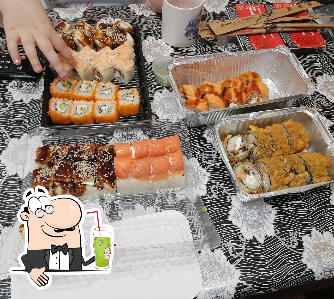 "Hatimaki" предоставляет гостям широкий ассортимент напитков.