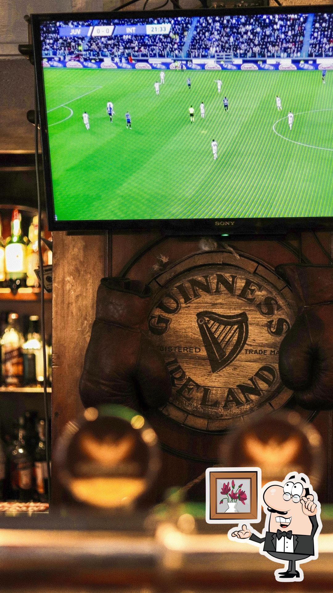 Интерьер "Guinness Pub".