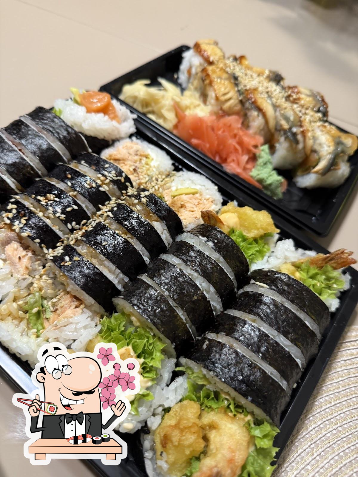 В "Saijo Sushi" вы можете попробовать суши.